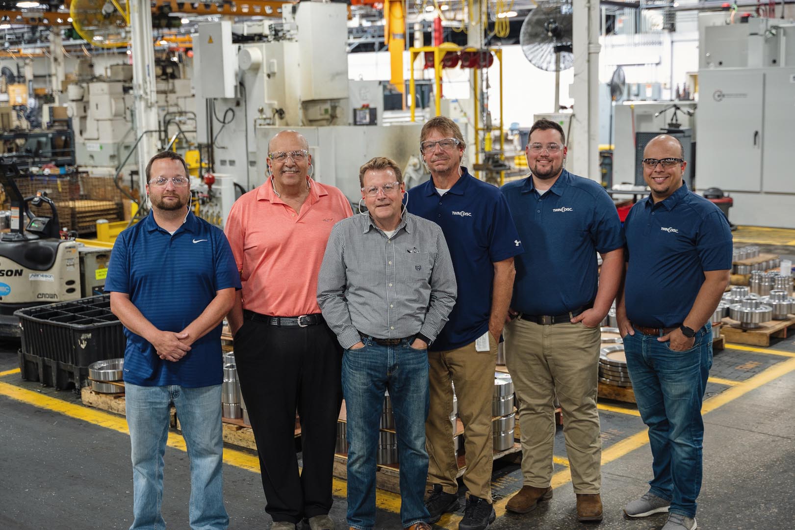 TWIN DISC Production Team Photography TWIN DISC Production Team Photography